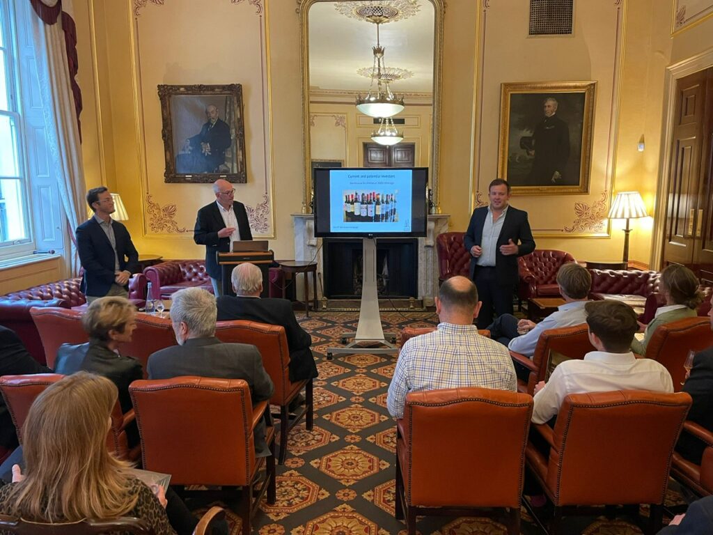 Waud Wine Club Event in Investment 