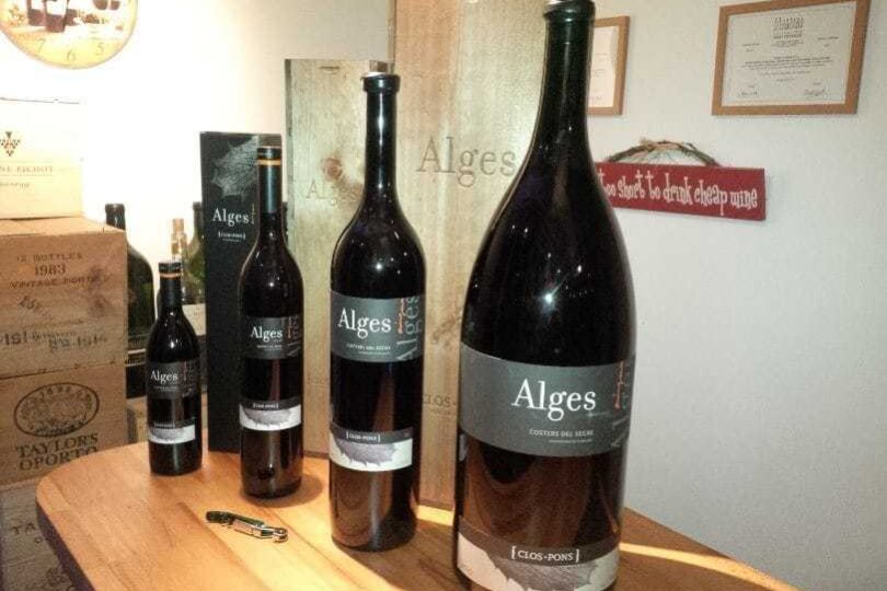 Delivery of big bottles of Alges - Waud Wines