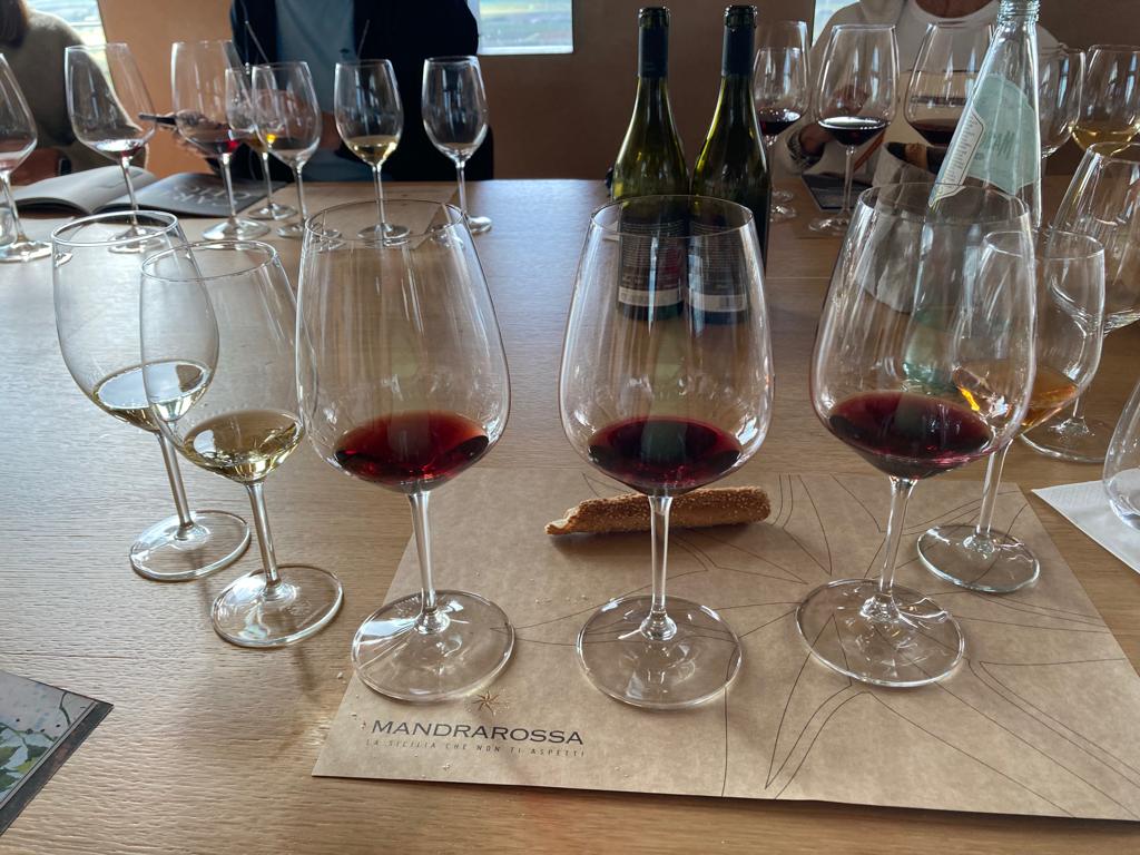 mandrarossa wine tasting